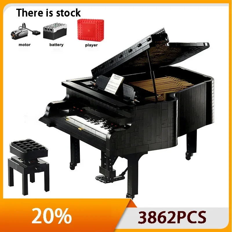 

Новая серия идей, игрушечное пианино с управлением через приложение, модель конструктора, Обучающие игрушки, рождественские подарки на день рождения для детей, 21323