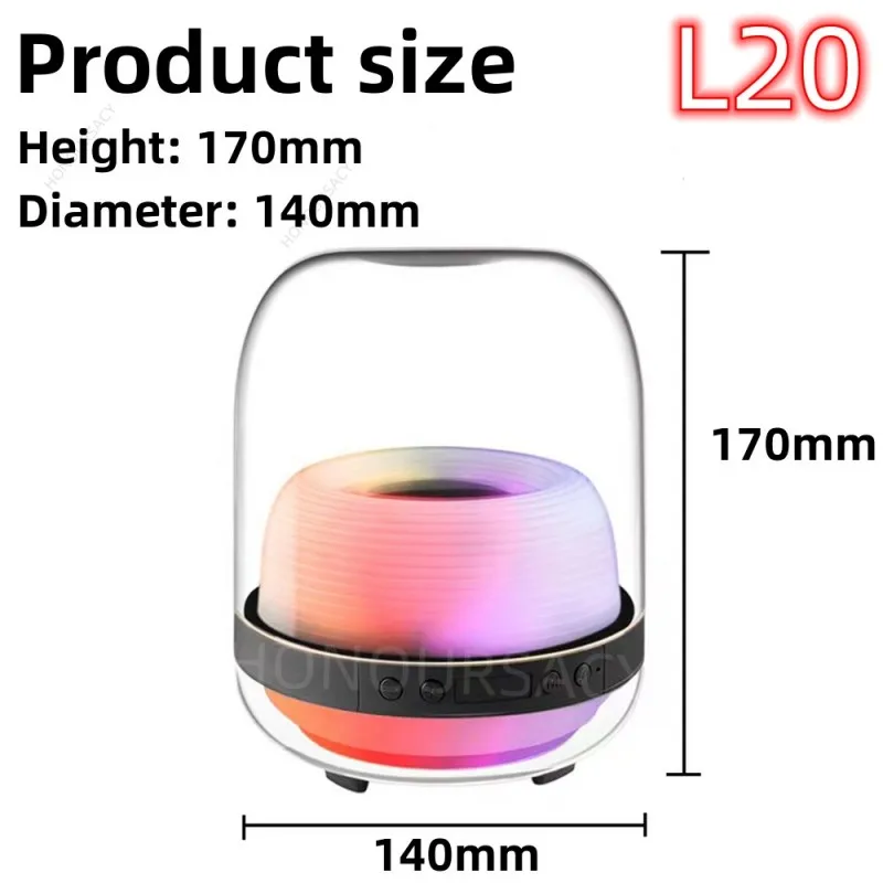 Harman Kardon Fourth Generation 360 Degree LED Subwoofer HIFI Sound Quality Desktop Creative Wireless Bluetooth Speaker TF bluetooth speaker