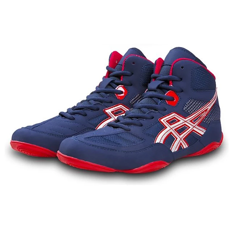 Mid Cut Wrestling Shoes Boxing Boots Men Women Size 34-45 Training Boots Outdoor Sports Sneakers Sambo Shoes