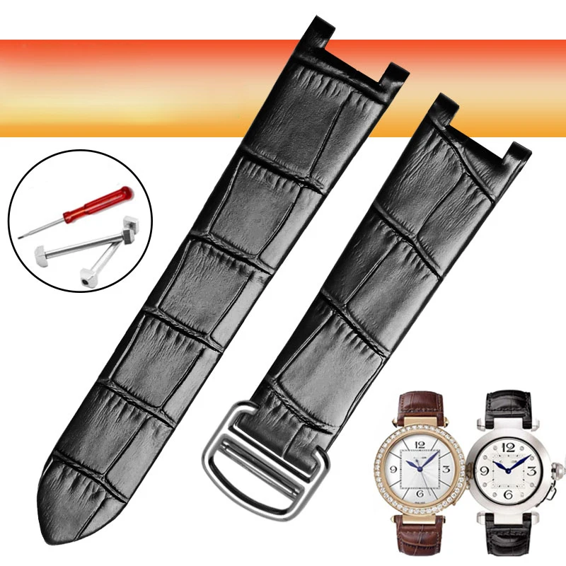 Für Cartier PASHA W3108/HPI004 frauen uhr strap hohe qualität