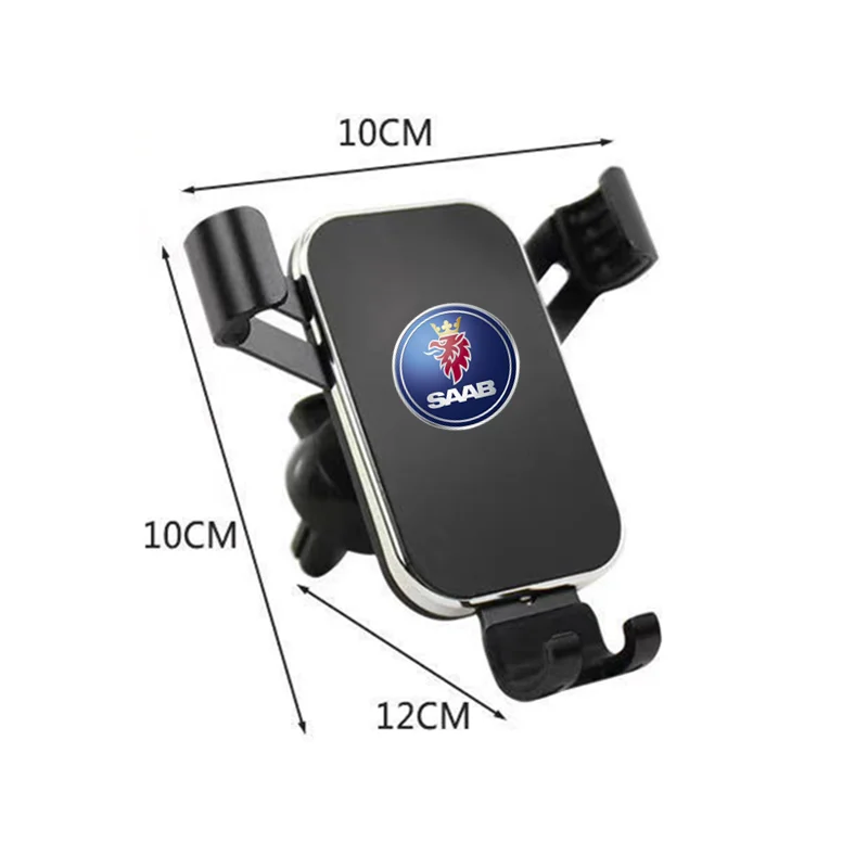 ABS 자동차 중력 휴대폰 거치대 에어 벤트 클립 마운트 모바일 셀 스탠드, 스마트폰 GPS 거치대, Saab 93 95 Saab 9-3 9-5 900 9000