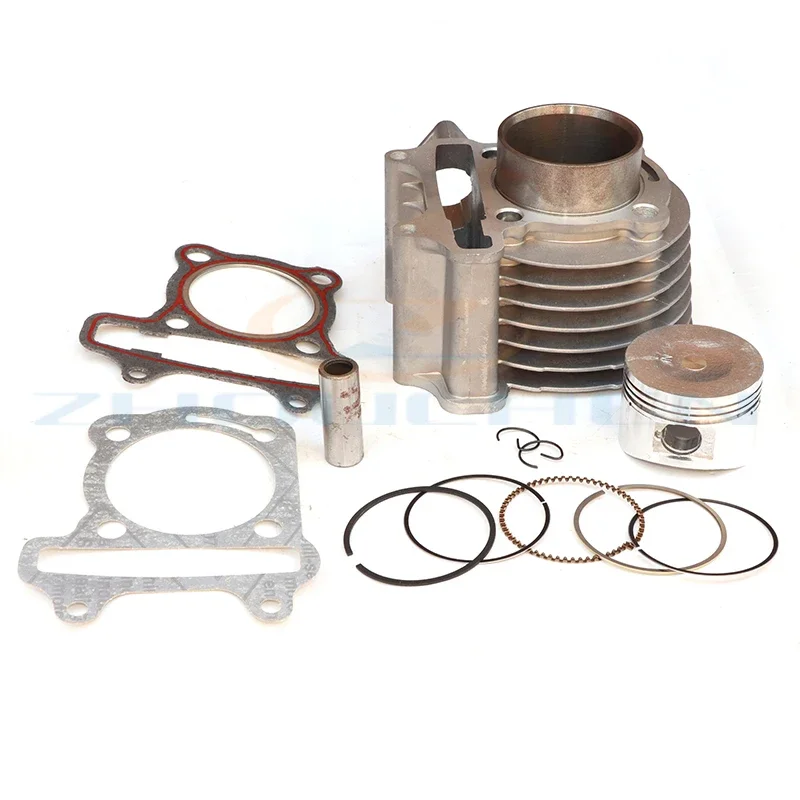 cylinder Kit 52.4mm Cylinder Piston Ring Set for 4 stroke air cooling Scooter Moped ATV QUAD GY6 125 125CC 152QMI 1P