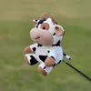 New Cow Animal Golf Headcover for Driver,Fairway Hybrid for Men and Wmen's Golfer Mascot Novelty Cute Gifts 1