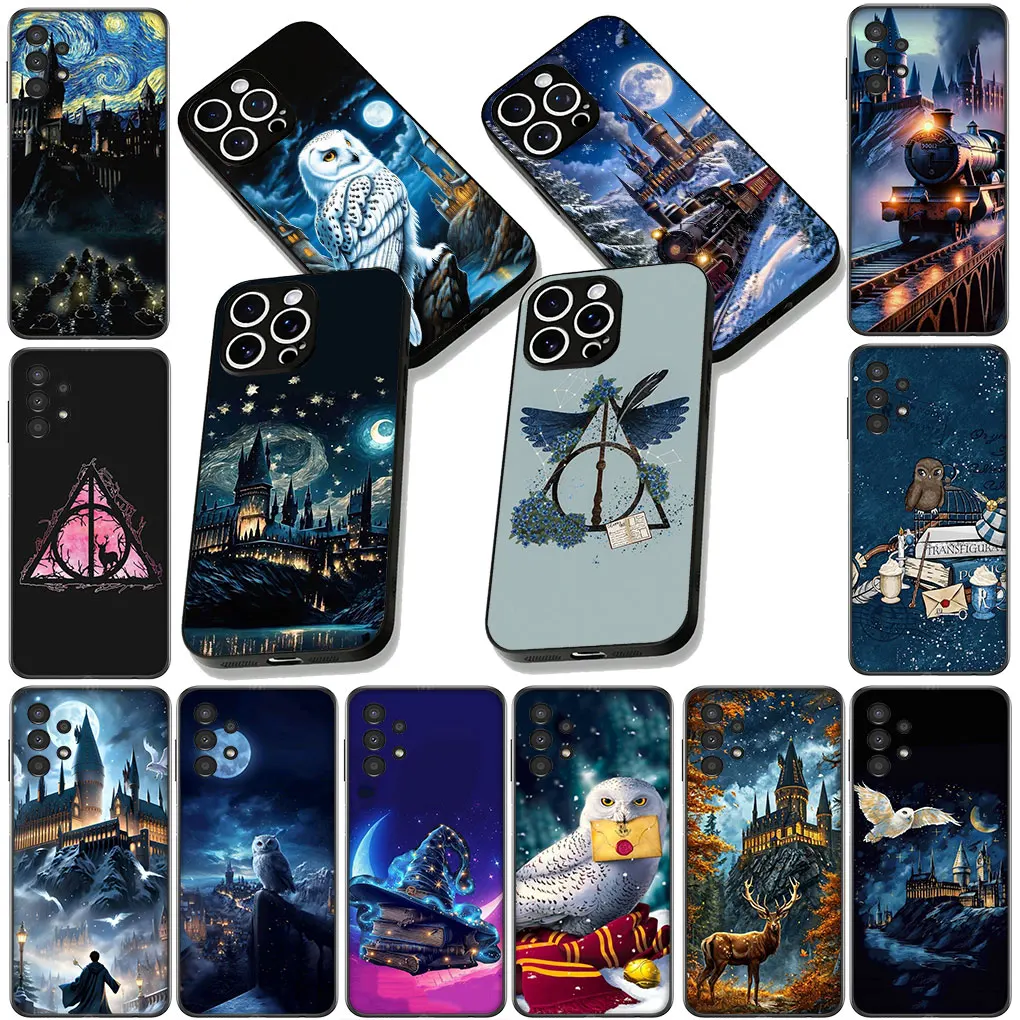 Harries Owl Wand Art Soft Phone Cover