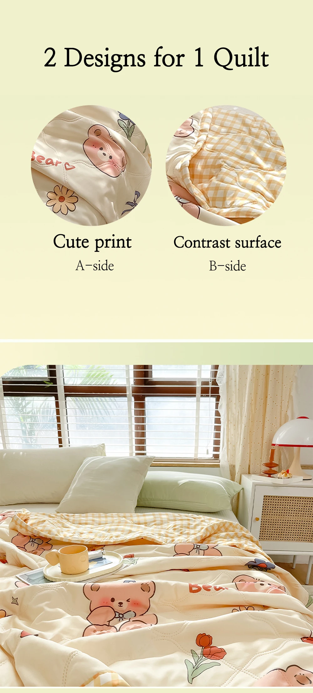 Description Picture 4 of itemYanYangTian Comforter Summer quilt bedroom bedding cover Double bed quilt Thin wadding blanket Dogs Kennel Bed Mat Cats Quilt
