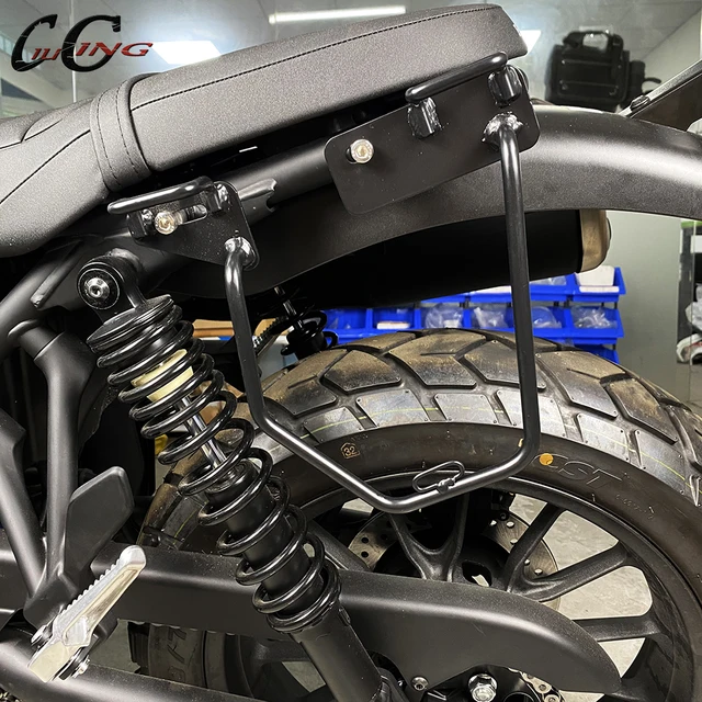 オートバイリアラゲッジラック に適合するSCL CL 250 300 500 2023 2024 オートバイキャリア に適合する CL250 CL500 SCL500 CL300 2023 2024 バイク用 取り外し可能 リアバックレスト ラゲッジ