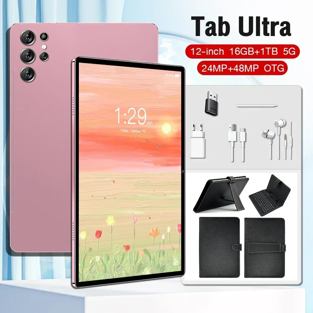 2025 New Global Version Original Mi Tab Ultra Tablet 12" HD 4K 16GB+1TB 8800mAh 5G Dual SIM Card Bluetooth WiFi GPS Tablet PC 4