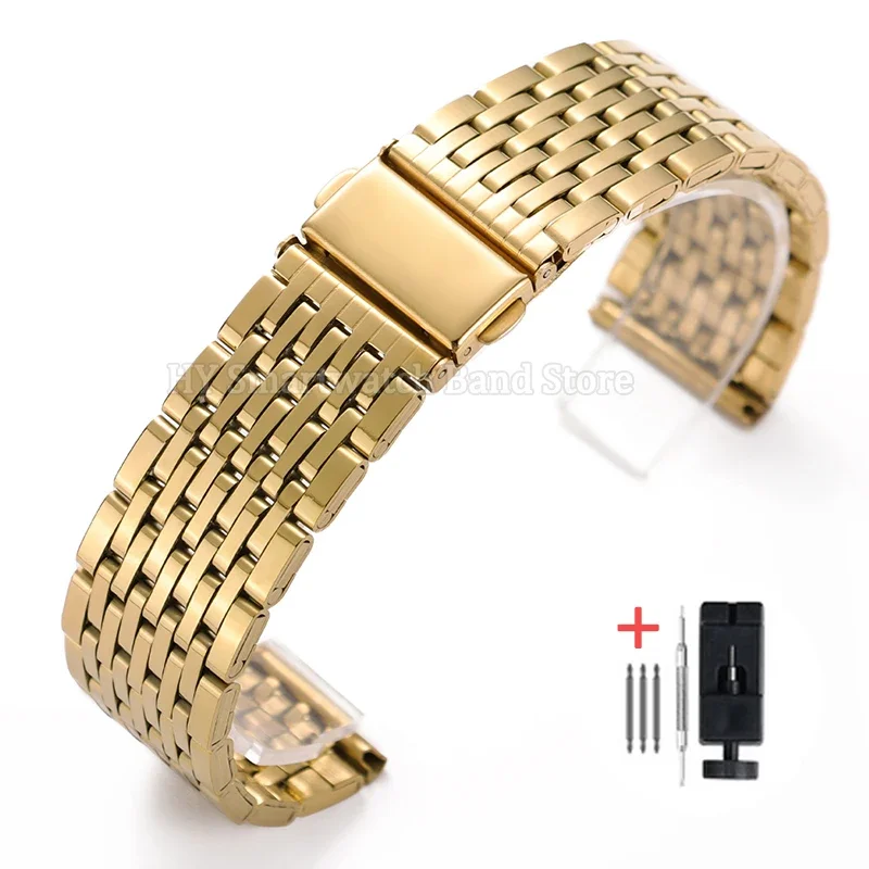 Universal Stainless Steel Sport Bracelet with Metal Folding Buckle