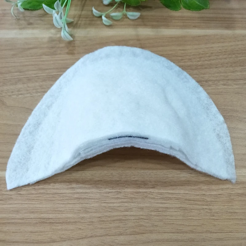 Large White Soft Pad Shoulder Padding Cotton Shoulder Pad Blazer/Tshirt Clothes Windbreaker Sew Accessories 10-100pair