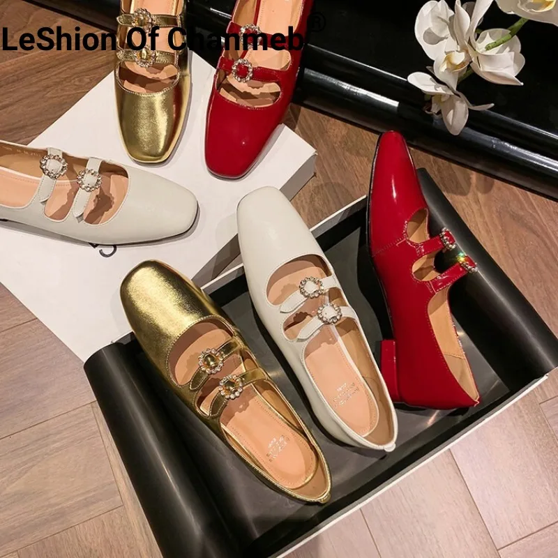 

Женские туфли на плоской подошве, из натуральной кожи, 33-40 дюймов