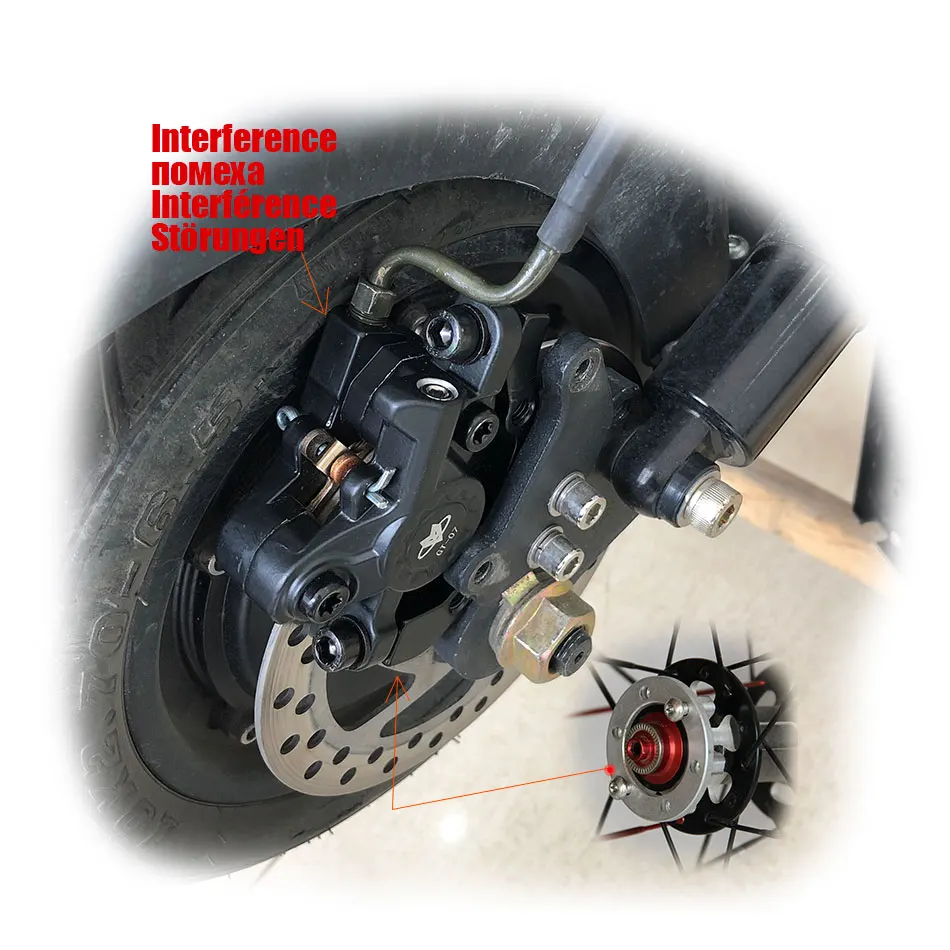 Lot De 2 Paires Plaquettes De Frein Résine Pour Scooter électrique - Frein Sur Jante - Silencieuses Et Performantes