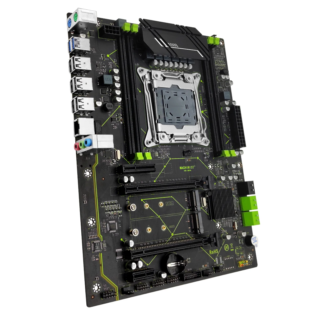 Machinista X99 Placa-mãe Suporte Lga 20113 Xeon e5 v3 v4 Processador Cpu Ddr4 Ram Memória de Quatro Canais Atx Nvme M.2 X99 Mr9a - Imagem 5