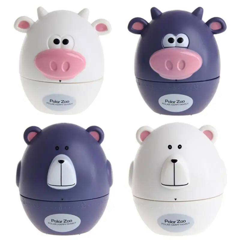 

Механическая Сигнализация часы ярких цветов очаровательный мультяшный уникальный дизайн механический Заводной и функциональный таймер мультяшное животное