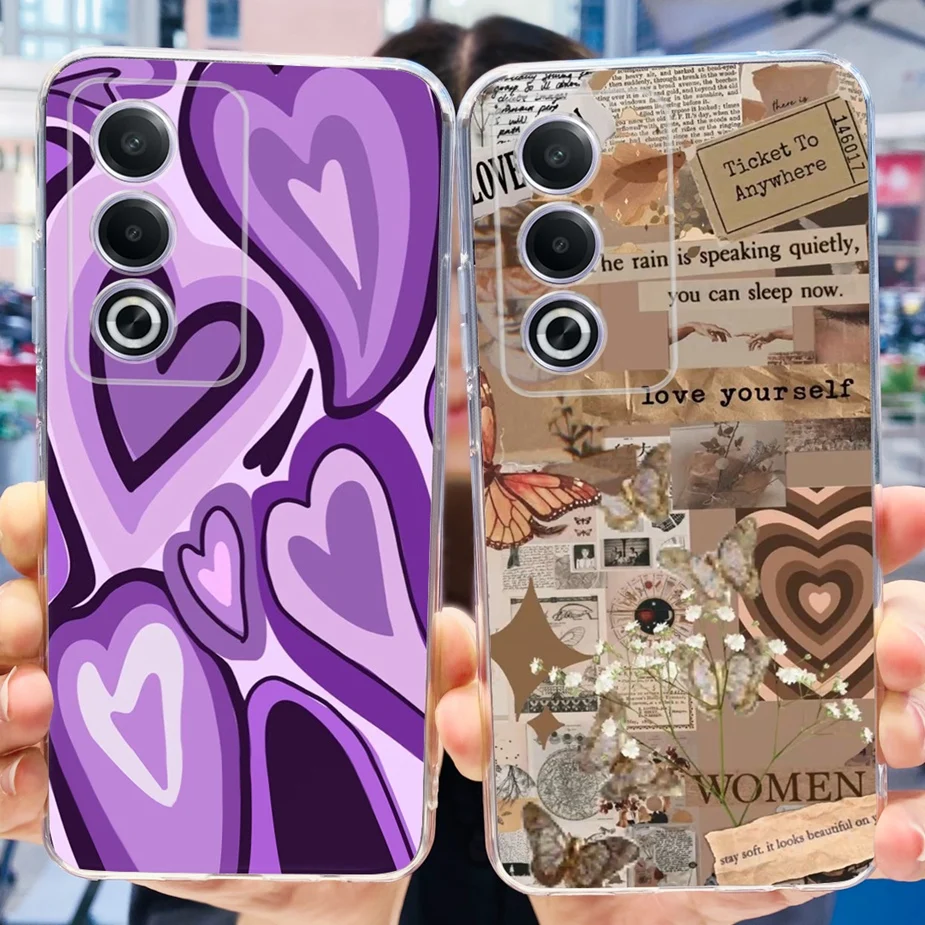 Luxury Flowers Painted Soft Silicone Phone Case - Elegant Bumper Cover
