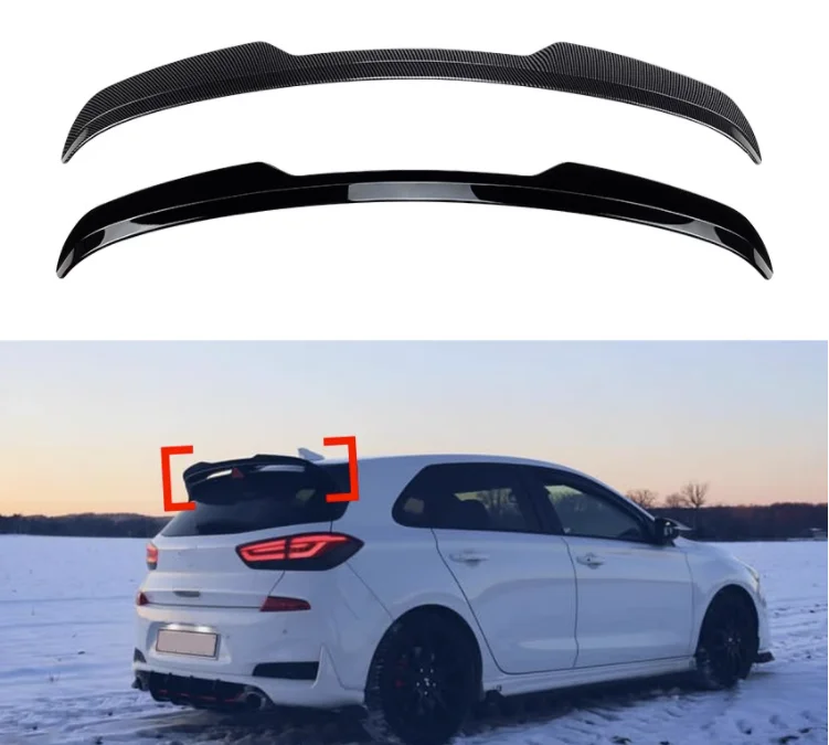 

For Hyundai I30N MK3 Hatchback 2017 2018 2019 2020 2021 2022 2023 ABS Car Rear Wing Roof Trunk Lip Spoiler