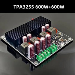 SOTAMIA 1200W Dual TPA3255 Bluetooth Power Amplifier Board 600W+600W 2.0 Hifi Stereo Home Music Class D Amplifier TL072 Op Amp