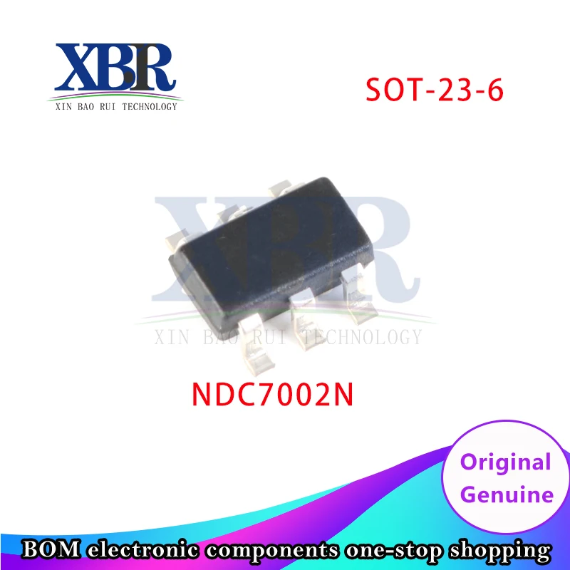 

10 Piece NDC7002N SOT-23-6 semiconductors Transistors New and original 100% quality