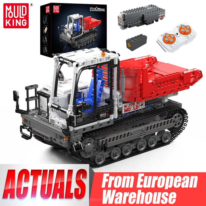 Zdalna wywrotka gąsienicowa RC techniczny zestaw klocków Mould King 17083 z EU za $55.01 / ~207zł