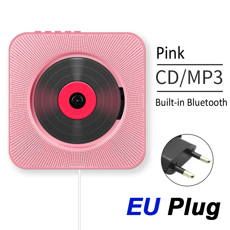 Woopker Portable CD Player KC-808 Bluetooth 5.1 Wall Mounted