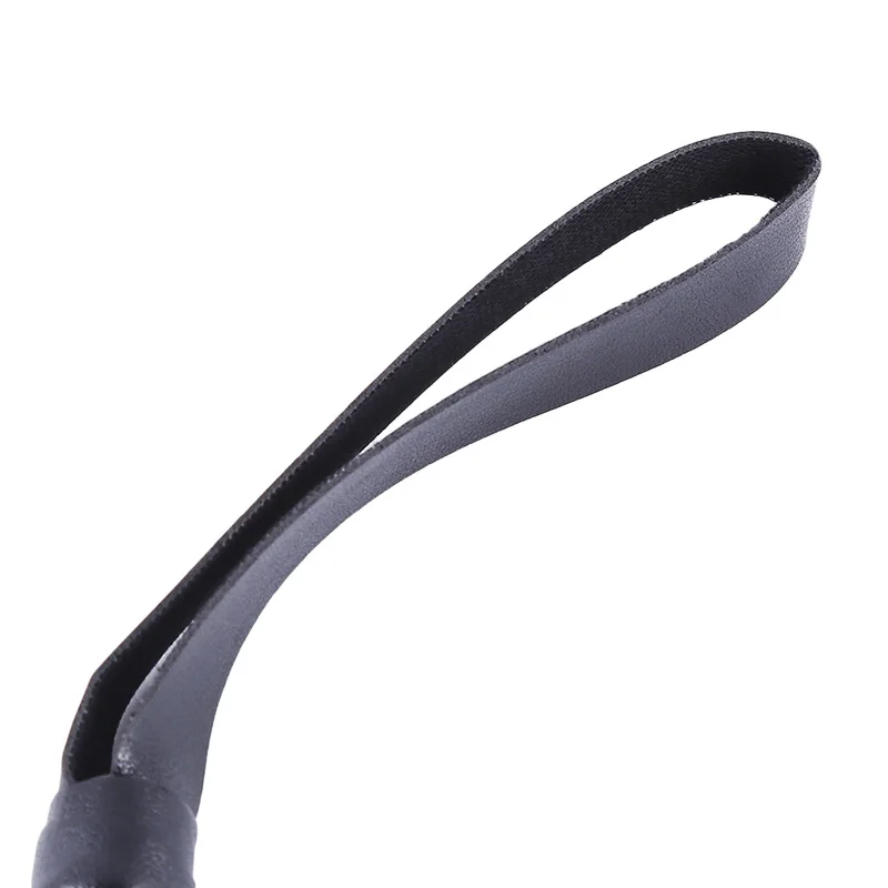 1 Pcs PU Leather Pimp Whip Racing Riding Crop Party Flogger Hand Cuffs Queen Black Horse Riding Whip