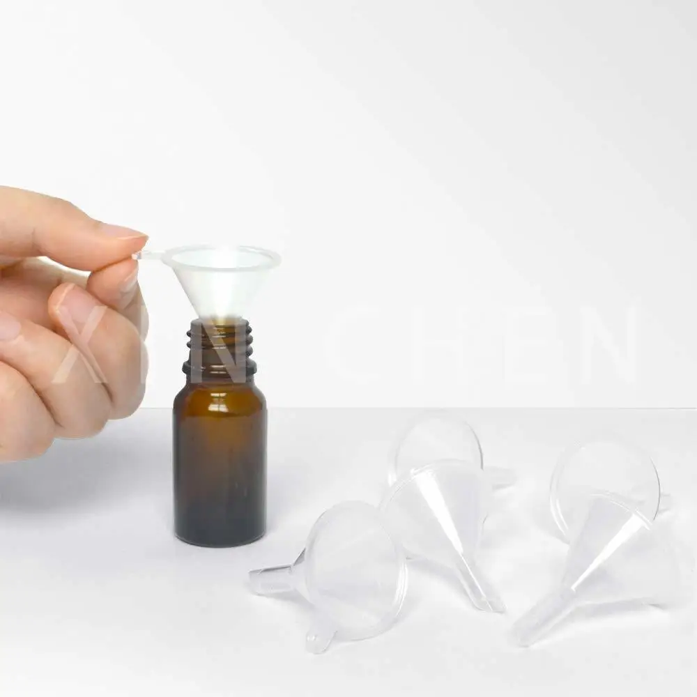 10 PCS Mini Funnel for Essential Oil Bottles, Small Funnels for Lab  Bottles, Liquid Oil , Perfumes, Spices, Powder Funnel