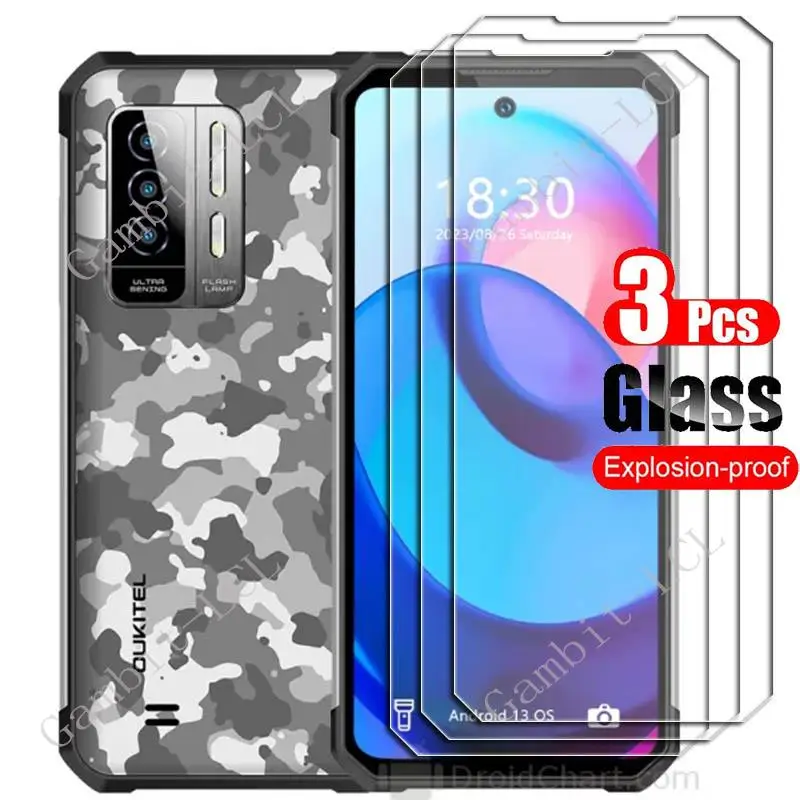 1-3 Pezzi Di Vetro Temperato Per Oukitel Wp27 Rugged 6.78 "Pellicola Protettiva Su Oukitelwp27 Wp 27 Cover Protettiva Per Schermo
