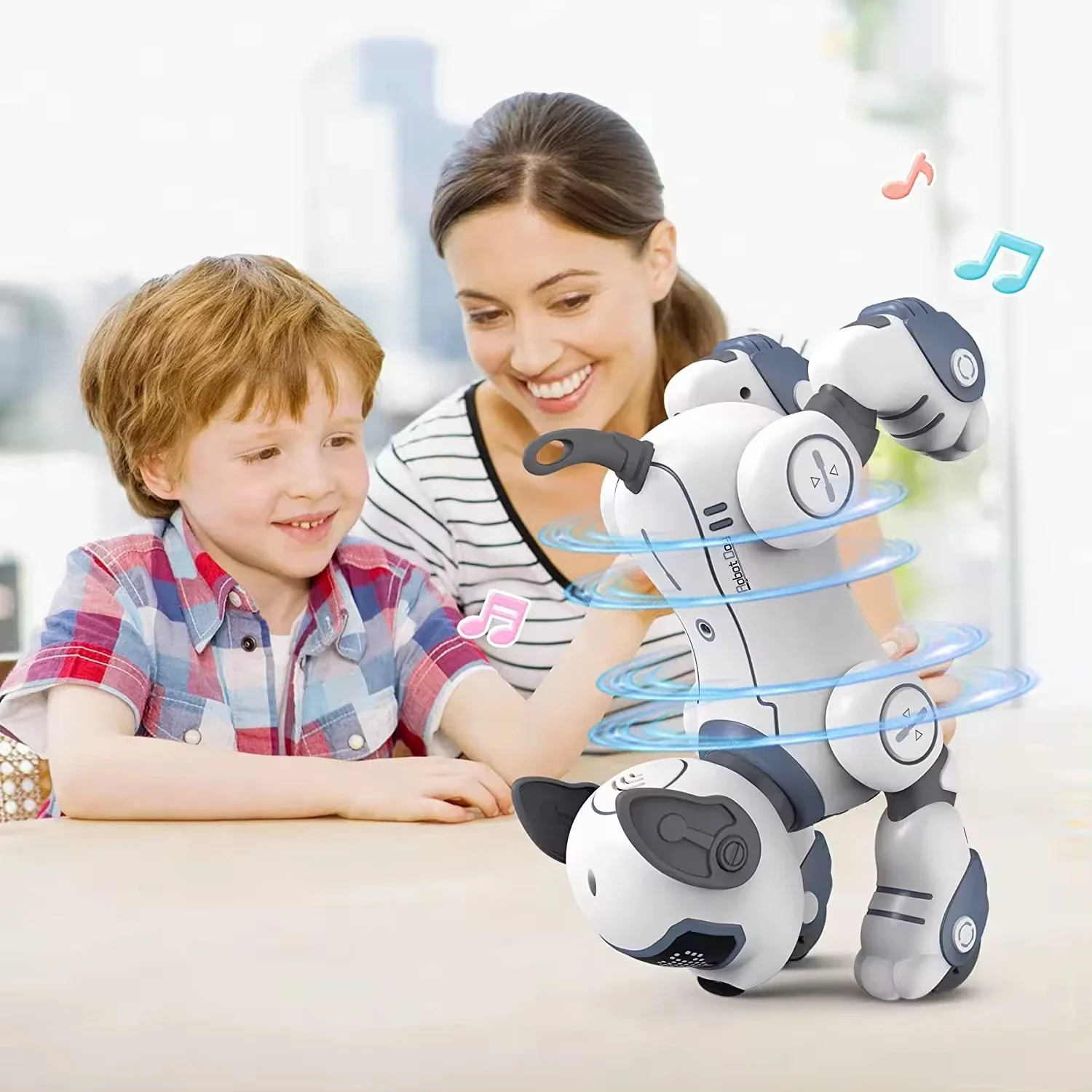 RC Dog Robot intelligent Singing  Smart Action IR Induction  Gesture Dancing Touch-sense Kids Remote Control Electric Toys Gift 2