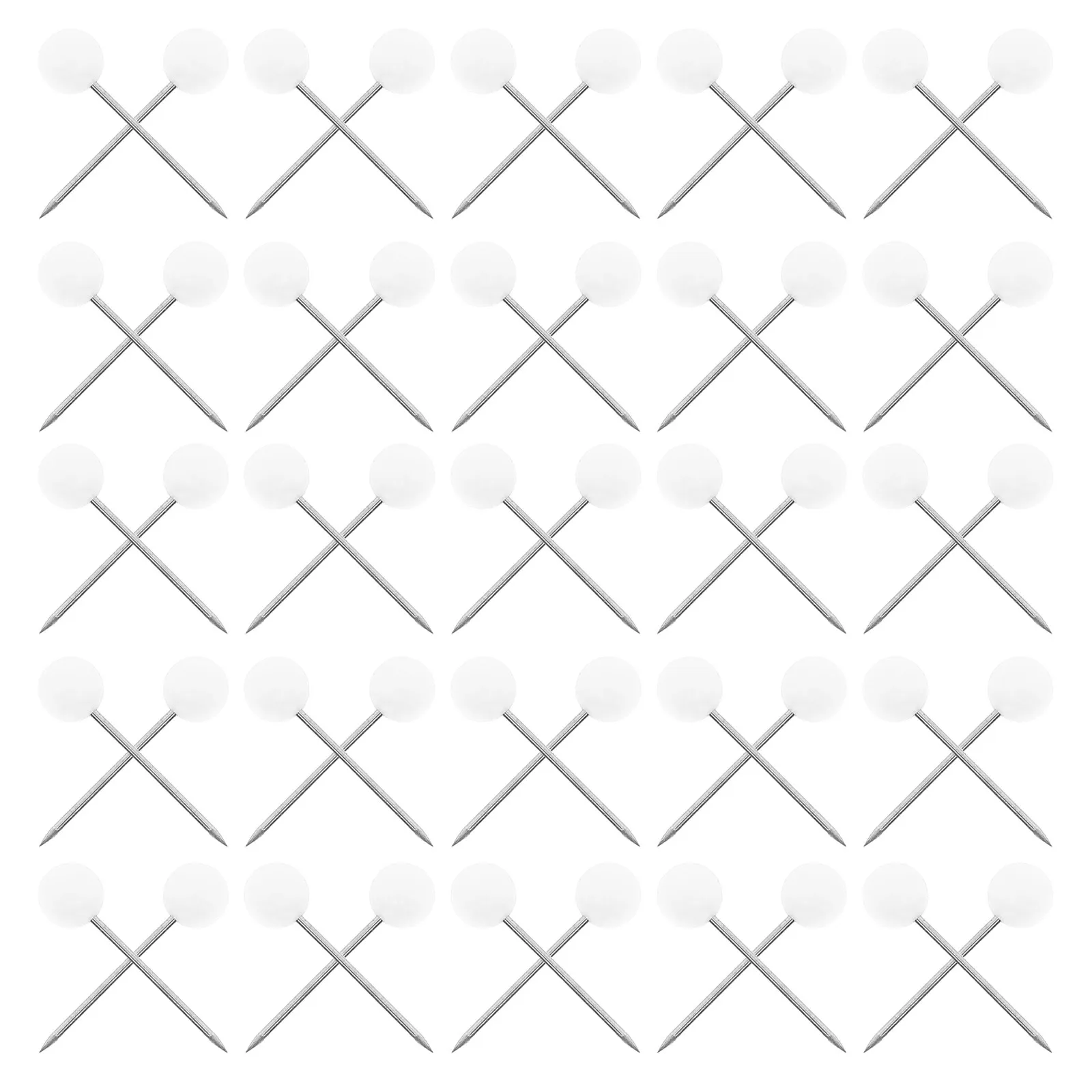 500개 작은 원형 헤드 압정, 지도, 메모, 사진, 포스터, 벽, 코르크보드, 드로잉핀, 보관함, 미적 감각적인 디자인
