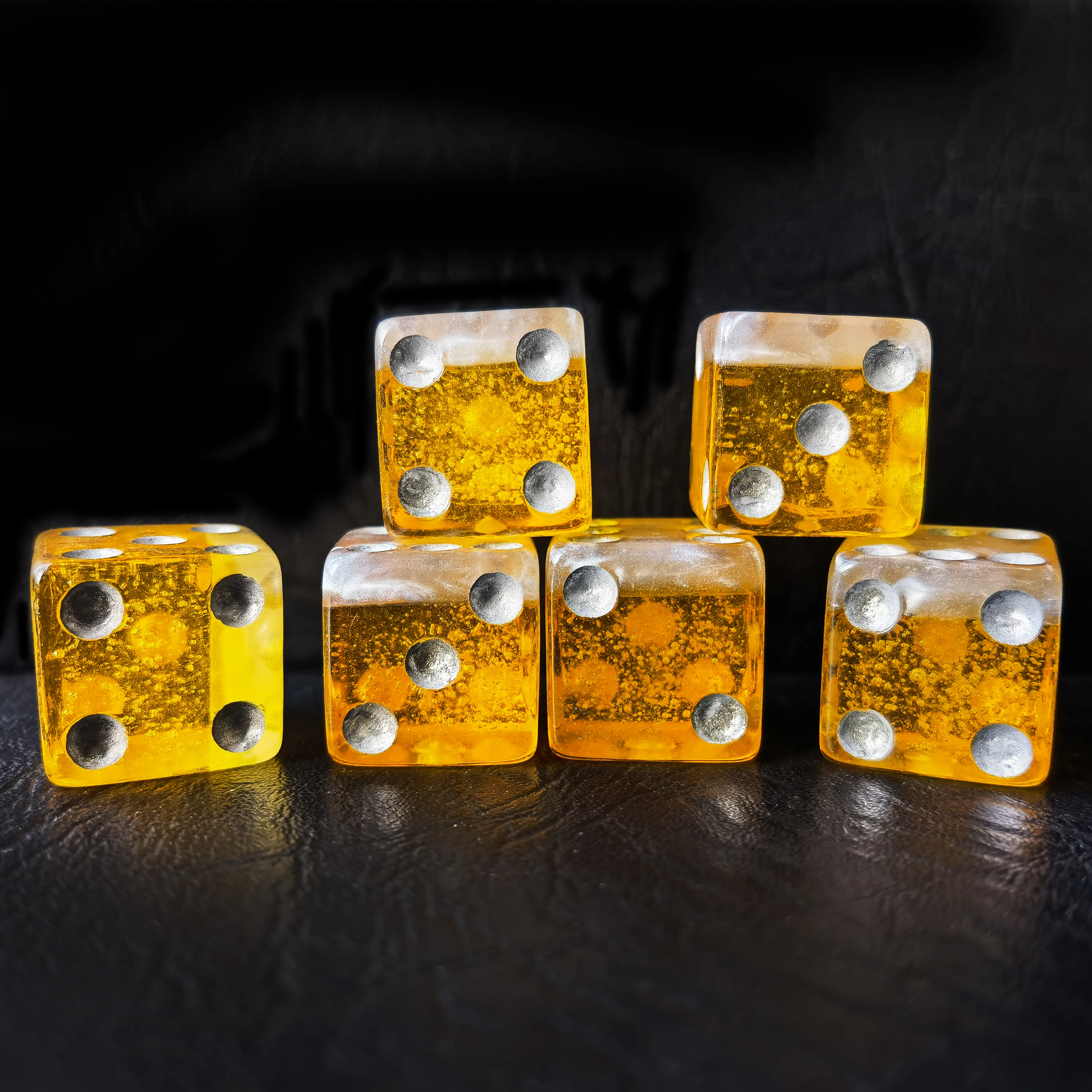 Bescon Beer Dice Set, Novelty 7pcs BeerDice Polyhedral D&D DND Dice Set of 7pcs, Dungeons and Dragons