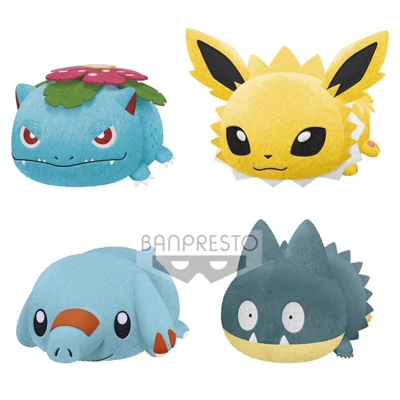 Original Genuine BANPRESTO Bulbasaur Eevee Phanpy Gonbe 9CM Cartoon Anime Figure Plush Toys Super Cute Holiday Gift