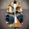 Men Cardigans Coats Woods Loong Art Skull Graphics Printed Plush Thick Winter Jackets Fashionable Streetwear Unisex Clothing 1