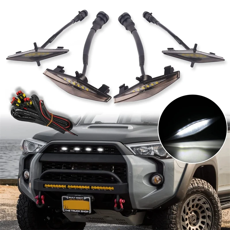 トヨタ　TRD デイライト　LED For 20-23 Toyota Tacoma Limited|TRD Full LED DRL Headlights