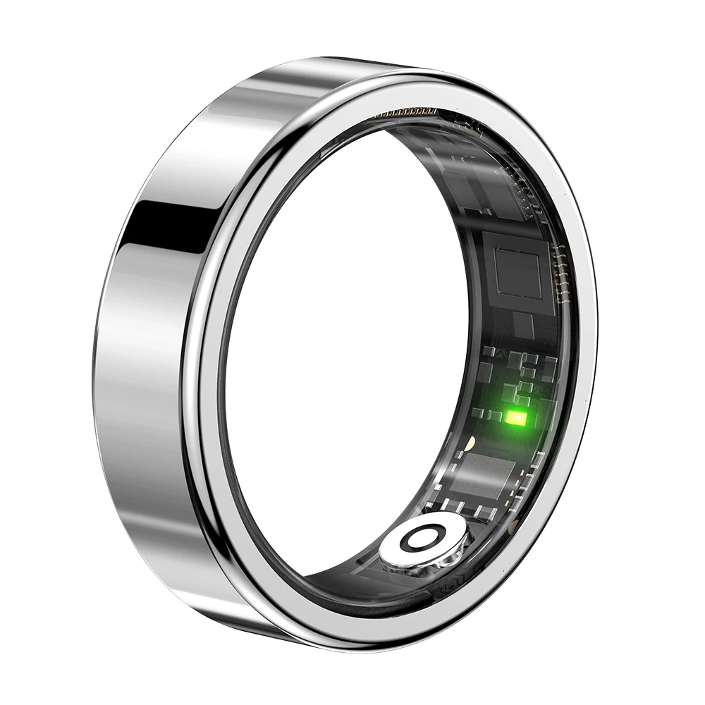 5ATM Impermeabile R01 Smart Ring Tech Gadget Smartring con custodia di ricarica Anelli elettronici sportivi per uomo donna Android 2025 Nuovo