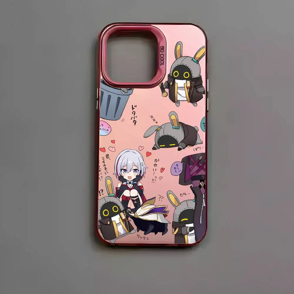 Zenless Zone Zero Bangboo Multicolor Matte Laser Metallic Aurora Phone Case
