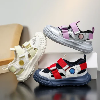 Outdoor Picnic Children Casual Sneakers Breathable Portable Shape Daily Running Leisure Play Footwear