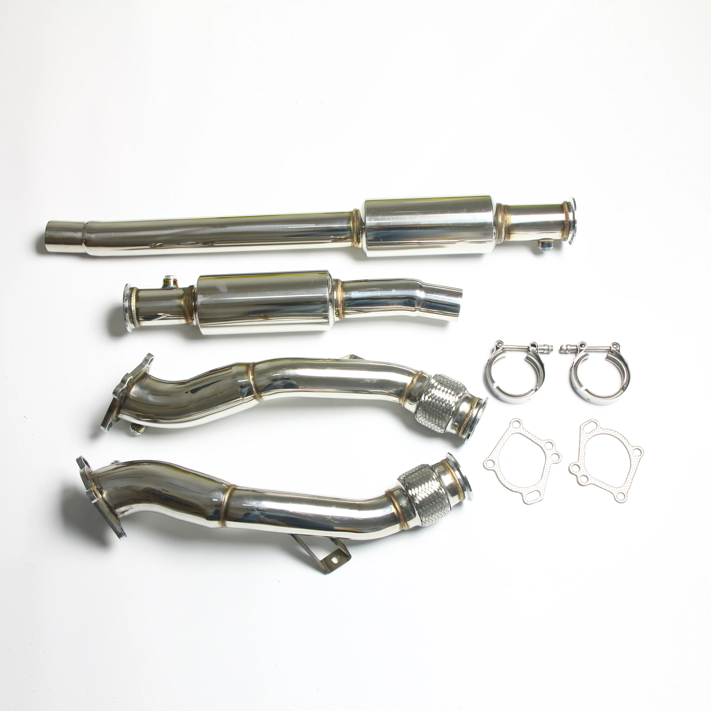

Stainless Steel Exhaust Suit For AUDI DP1256 R.W.FLEX Resonated 1256 Vband