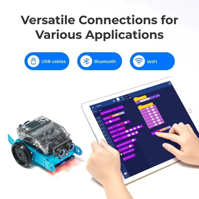 Makeblock mBot Neo mBot2 Coding Robotics Kit for Beginner Support Scratch and Python Programming Remote Control Toy Car 6