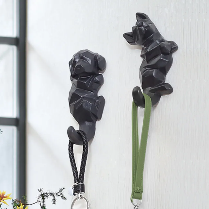 

Американский минималистичный крючок в виде животного, настенный крючок для пальто, сумки, шляпы, крючки, ключница, гостиная, спальня, полимерные ремесла, украшение для дома