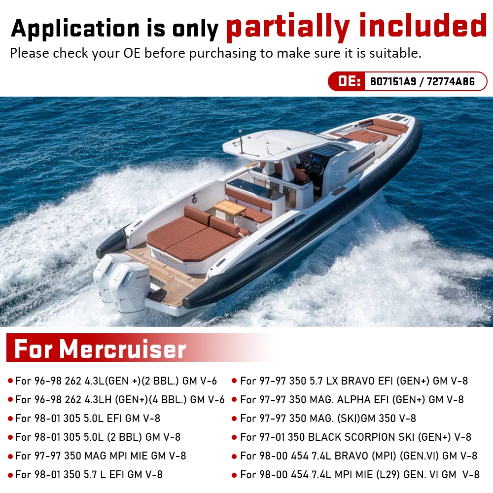 46-807151A9 Marke Neue Aluminium & Eisen Wasserpumpe Für  