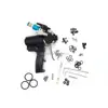 double head dual nozzle spray gun for nano chrome spray A B paint 1