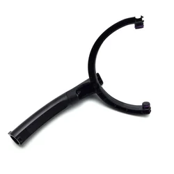 Premium Eight - Shaped Frame Headband with Horn Hinge Bracket (Right black)