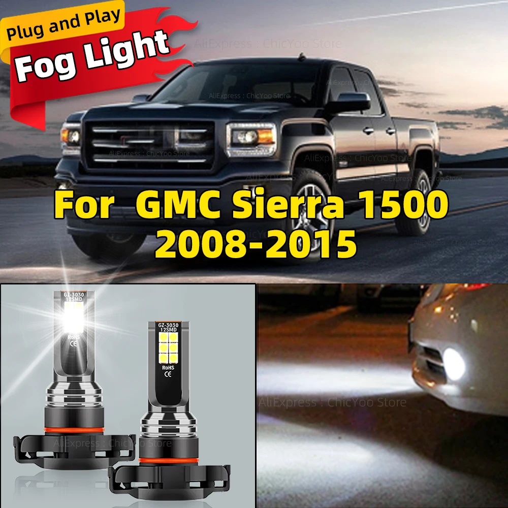 LED Bulb PS24W 5202 Car Fog Lights 6000k Super Bright Auto Fog Lamp for ...