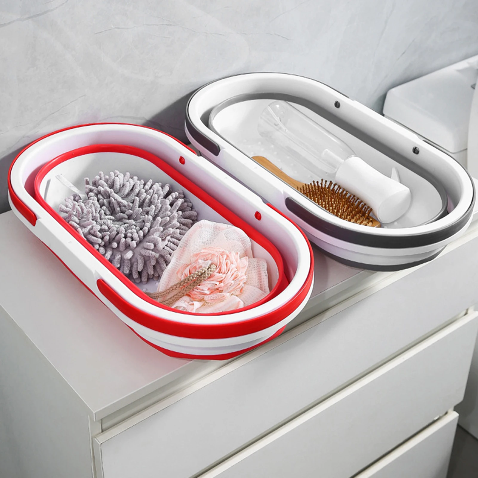 Folding Storage Bucket 14L for Fishing Car Wash Outdoor
