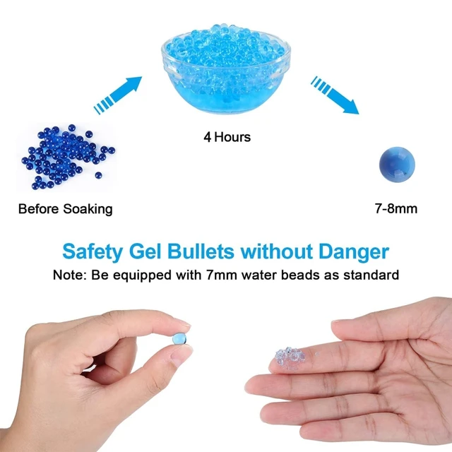 Electric Gel Blaster Toy for Teens Adult Automatic Shooting Toy w/ 10000 Water Beads Goggles Outdoor Activity Boys Gift Dropship 2