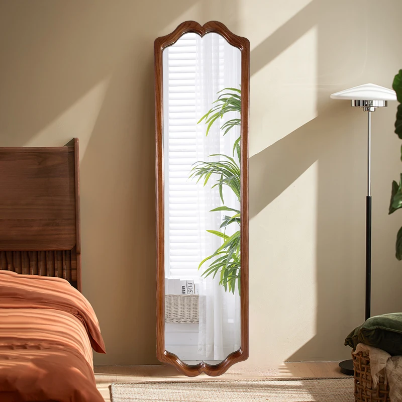 

Vintage Makeup Wall Mirror Stickers Aesthetic Showerlarge Mirror For Full Body Room Floor Miroir Mural Salon Decoration HY50WM