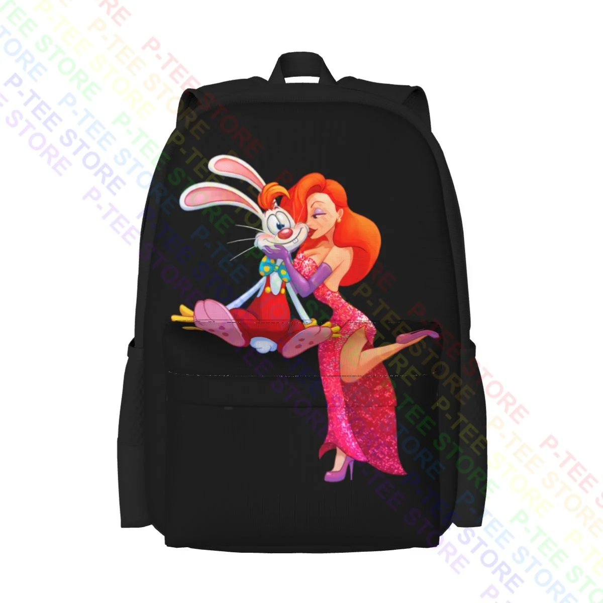Jessica Rabbit And Roger Rabbit Who Incorniciato Roger Rabbit Zaino Di Grande Capacità Borsa Da Spiaggia Pieghevole