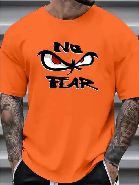 Plus Size Men's Fun Eye T-Shirt