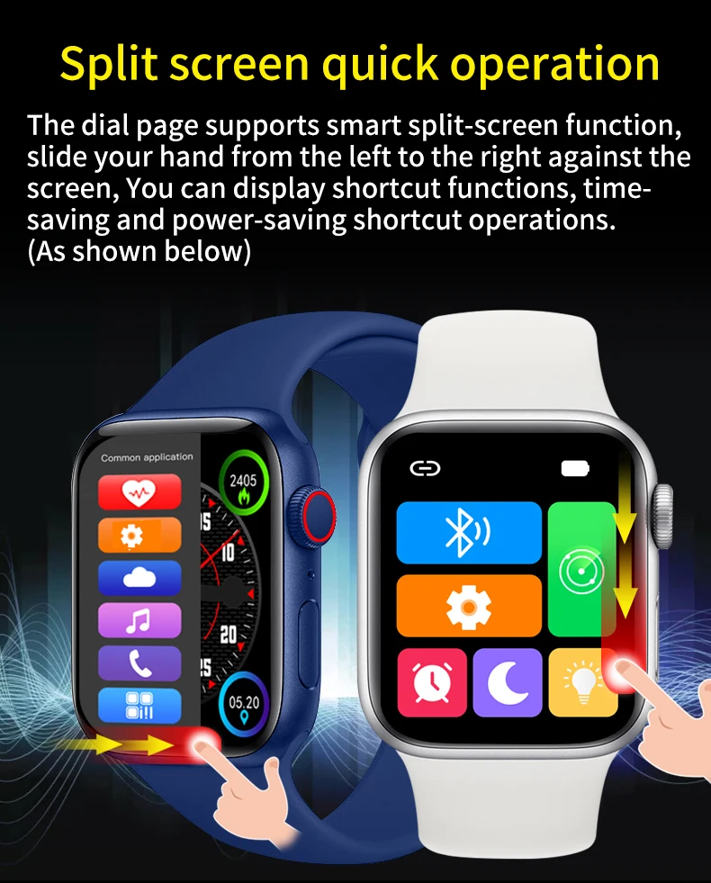 New Original WS7 Pro Smartwatch Bluetooth Sleep Monitor Heart Rate Wireless charging Watch PK IWO 14 Pro Max Series 7 HW57 Pro