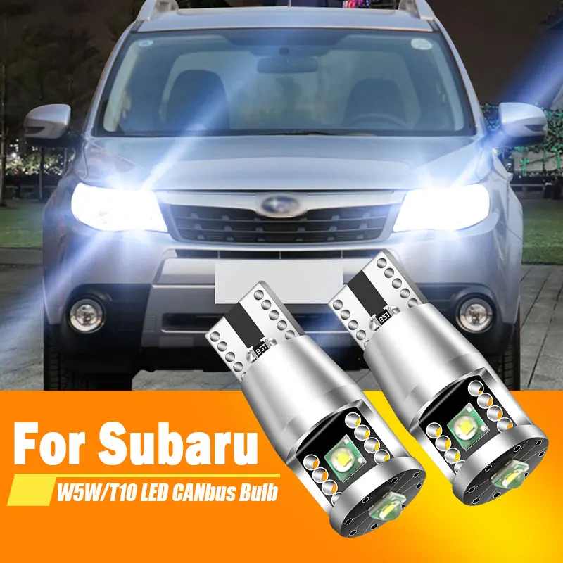 Per Subaru Forester Xv Tribeca Outback Legacy Impreza Led Luce Di Ingombro Lampadina Di Parcheggio Lampada W5W T10 194 Canbus Cree Chip Xp-E