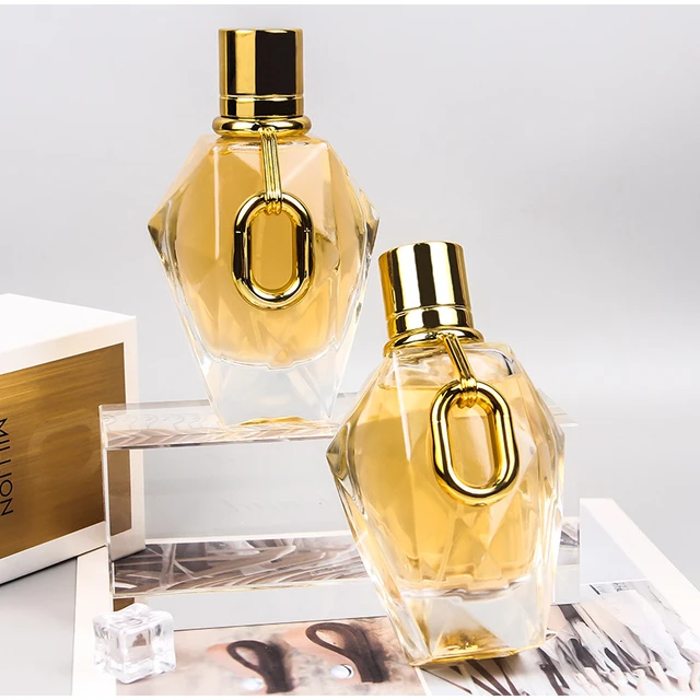 Parfum de Luxe Million Lady 100ml, Fragrance Dorée Riche, Parfum Intense Longue Durée pour Femmes, Floral Oriental Frais, Eau de Parfum 1